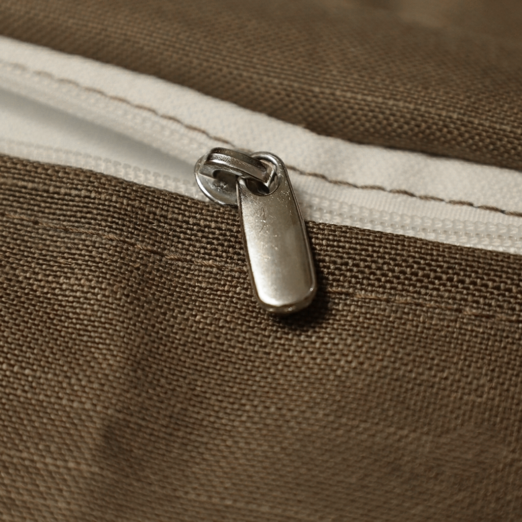 Terracotta Gauze Cushion Cover
